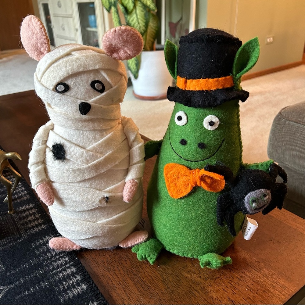 Vintage Novogratz Halloween Felt Monsters